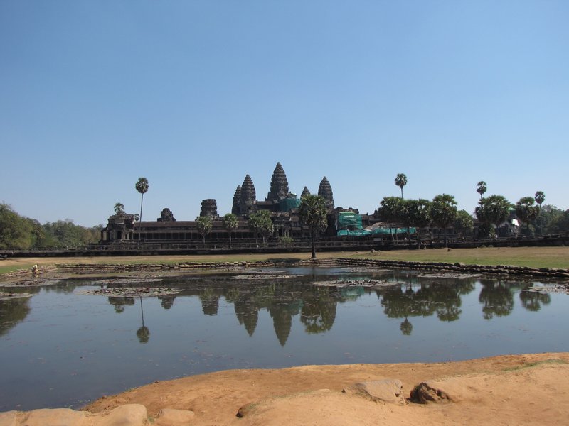 Angkor Wat and Pond