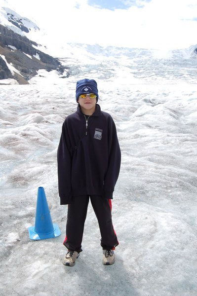 Standing on the Glacier