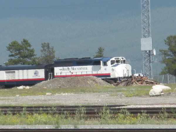 Rocky Mountaineer Train at Jasper Station