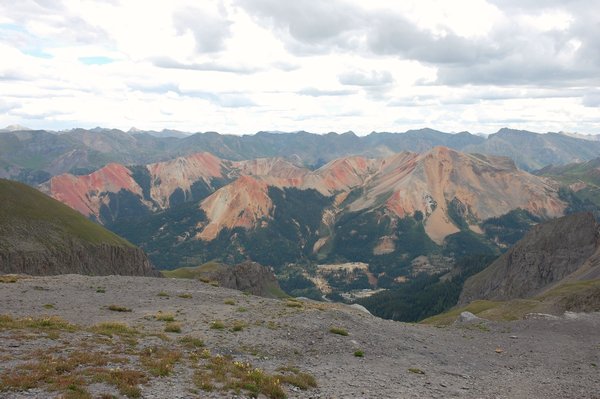 Red Mountains from Imogene Pass