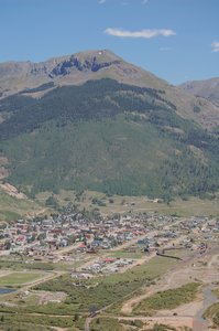 View of Silverton from Hwy 550 