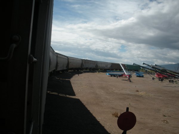 Freight Cars at the Wye