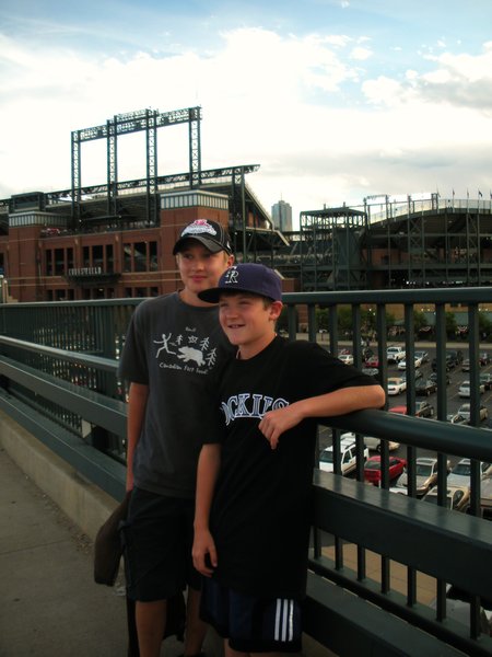Outside Coors Field Before the Game