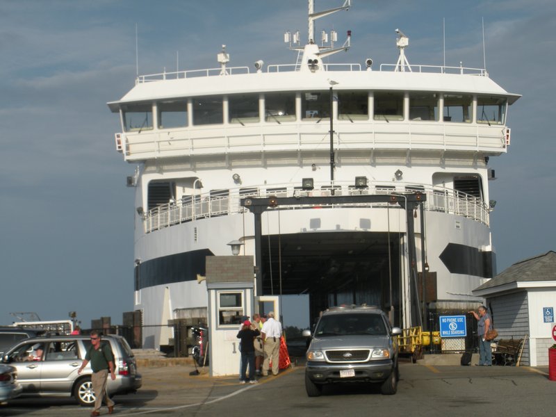 The Ferry Arriving in Woods Hole