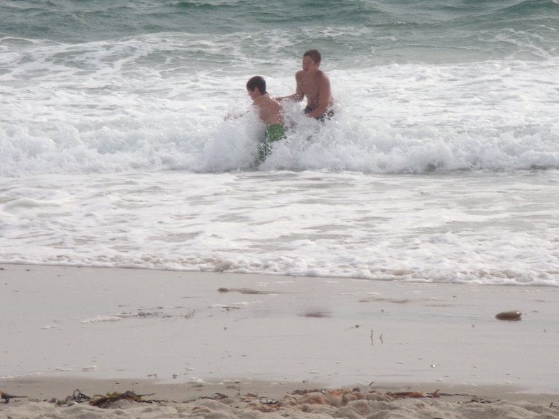 Wave Hopping at Gay Head Beach