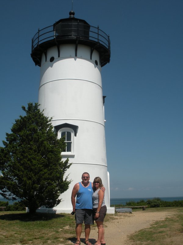 Geocaching at East Chop Lighthouse
