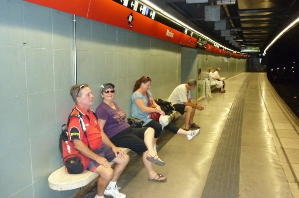 On the Barcelona subway