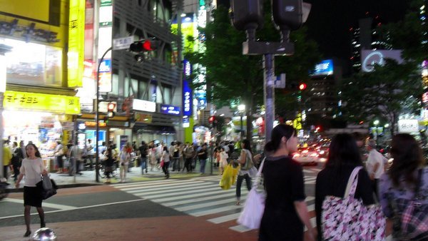 Notte a Shibuya