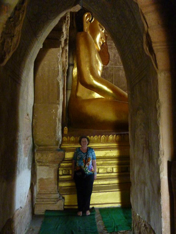  next to a Buddha 
