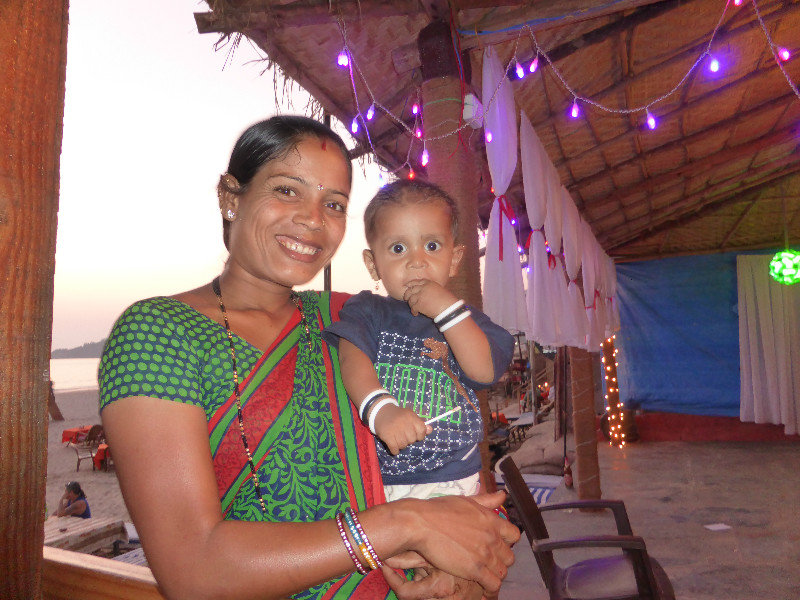 Annalaxmi and her son Rahul