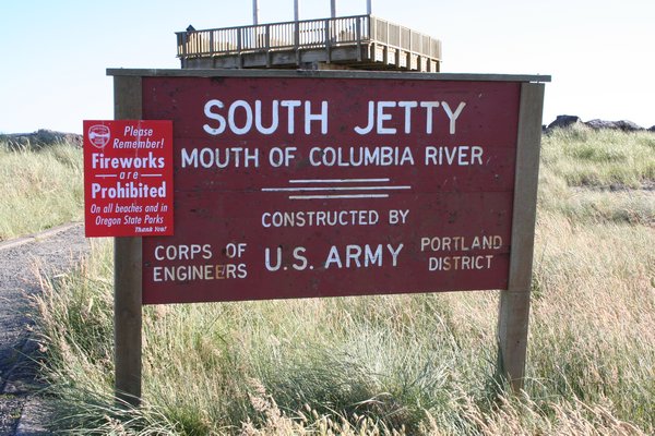 South Jetty Sign