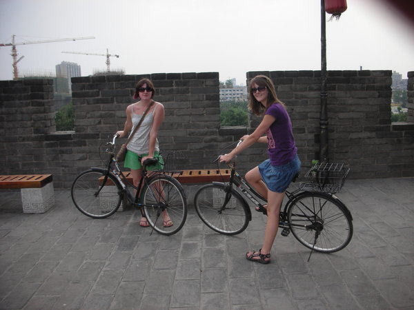 Biking around city walls