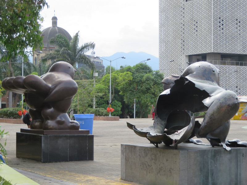 Bombed art, Medellin