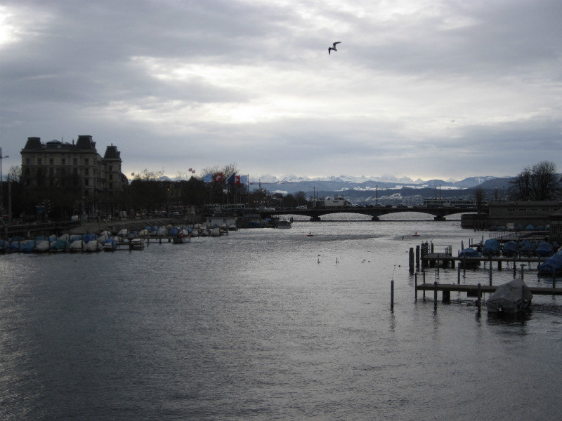 View toward Lake Zurich