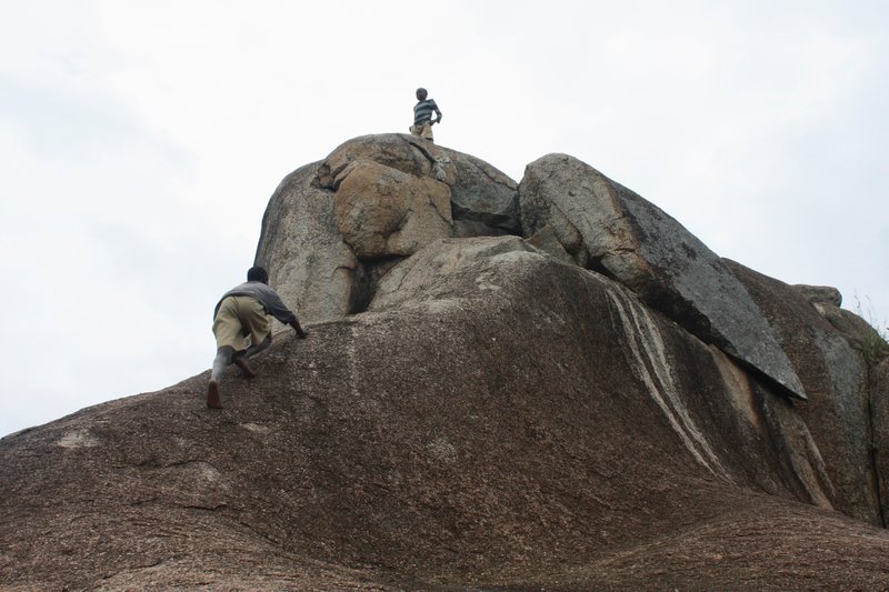Peri Peri Rocks.  I wish I had my climbing harness.