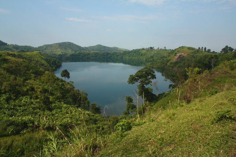 One of the Crater Lakes outside of Fort Portal