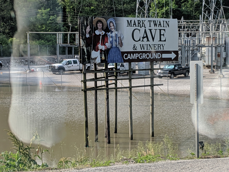 Access to Mark Twain Cave Closed from Flooding