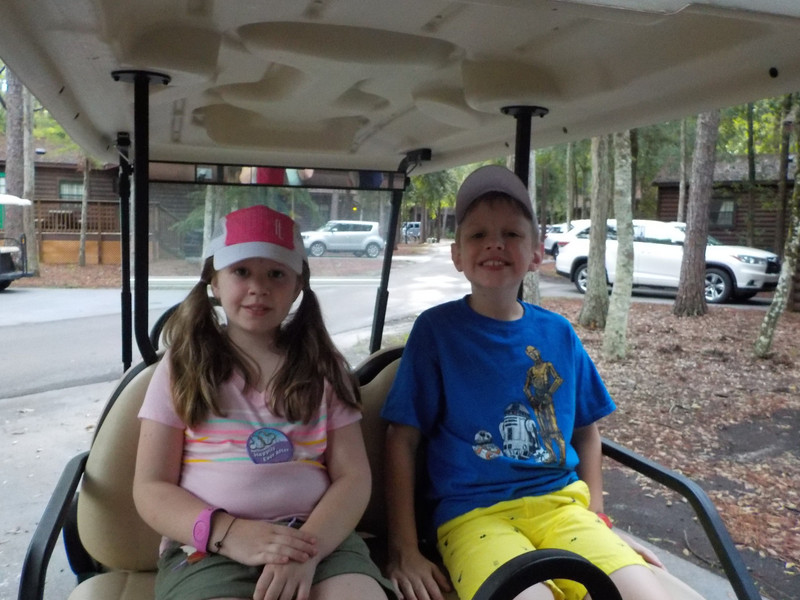 Golf Cart at the Cabins