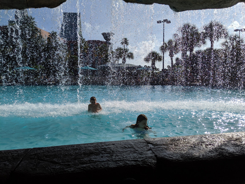 The Grotto Pool at the Swan and Dolphin Resorts