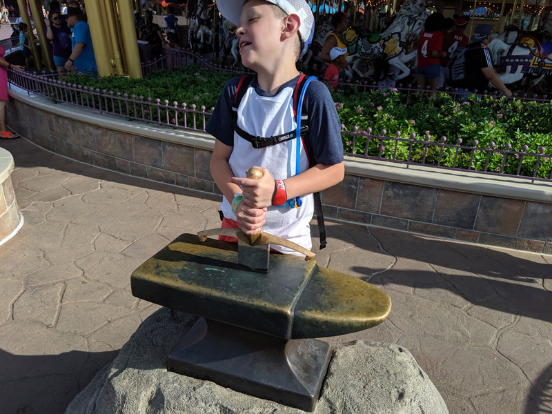Can you remove the sword from the stone?