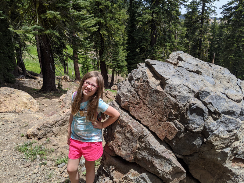 Joanna on the Ridge Lakes Trail