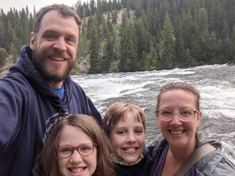 Our Family at LeHady's Rapids