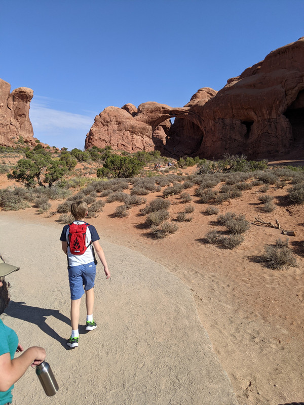 Oliver at Arches National Park