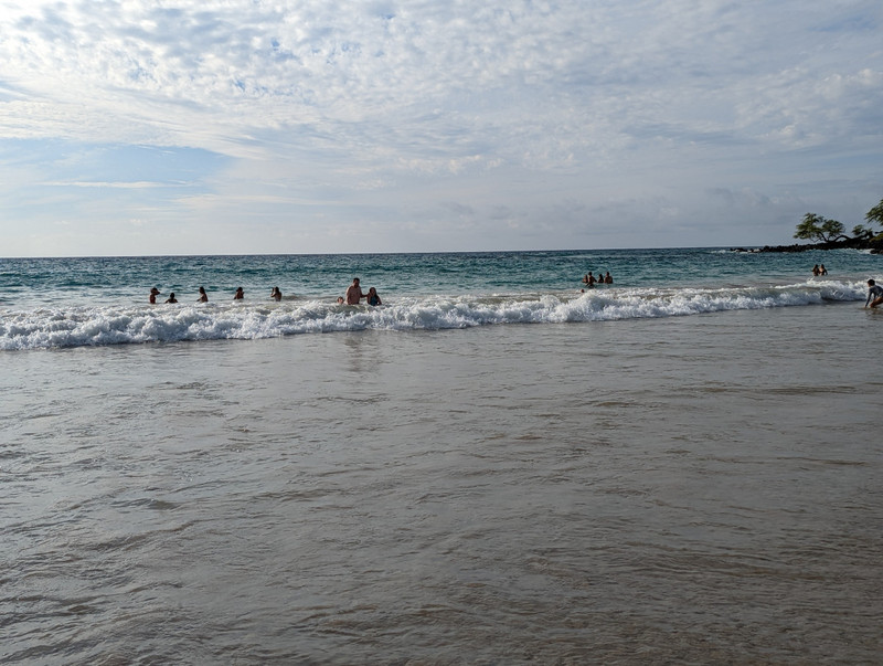 Big Waves at Kauna'oa Beach