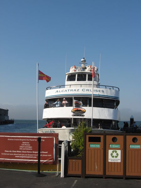Our Alcatraz Tour Boat