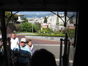 Lombard Street From the Cable Car