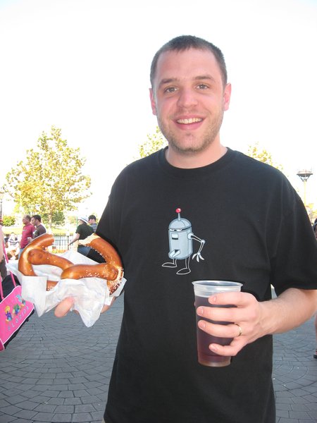 Pretzel and Beer in Germany