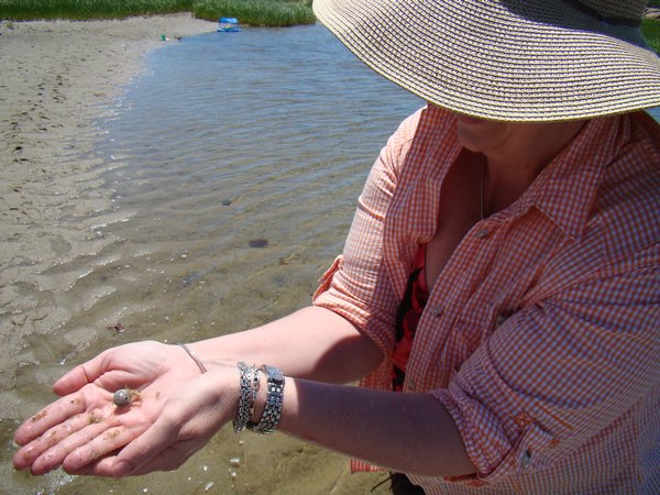 Colleen Holds a Hermit Crab
