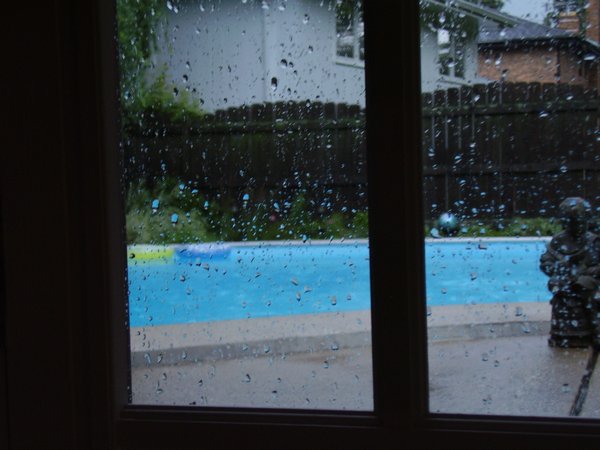 Rain Filling the Pools