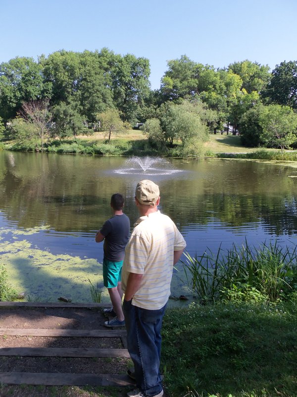 Andy and Dad Look for the Beaver