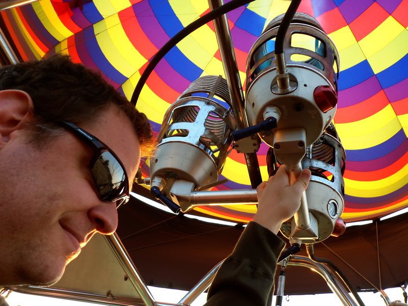 Looking Up into the Balloon