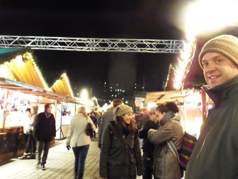 Andrew at the Christmas Festival