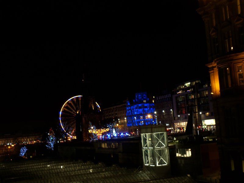 The Christmas Festival from North Bridge (Edinburgh)