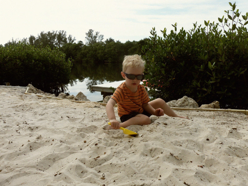Oliver at the Siesta Key Bungalows