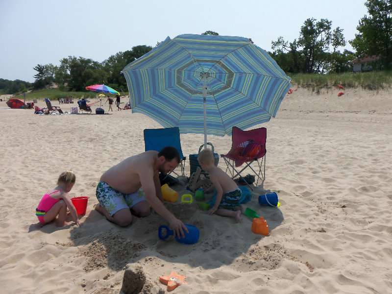 Fun in the Sand in Indiana