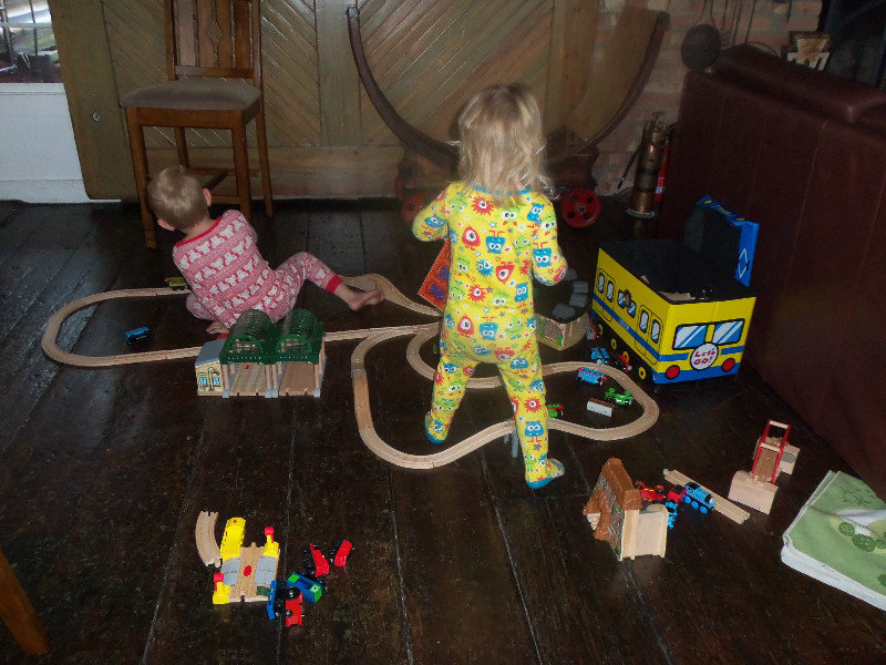 Train Set at Riley's Railhouse