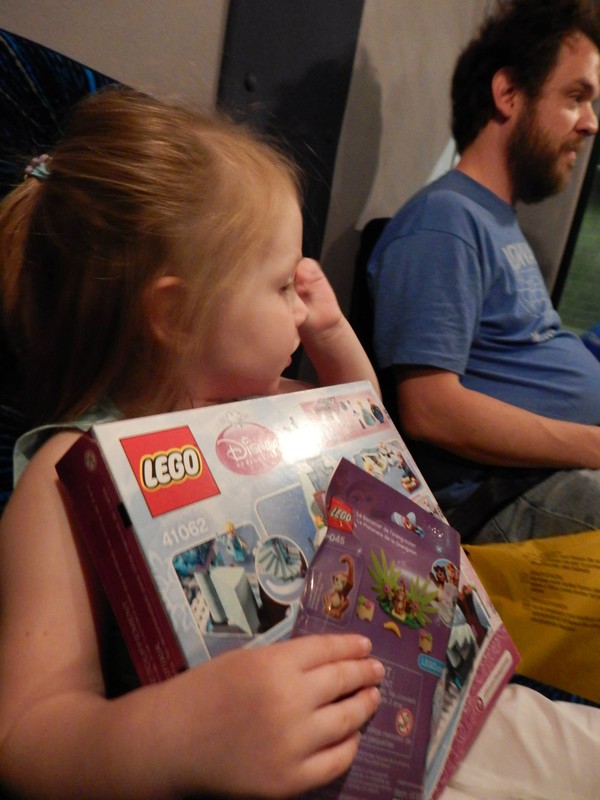 Jo's new LEGO set from her grandparents