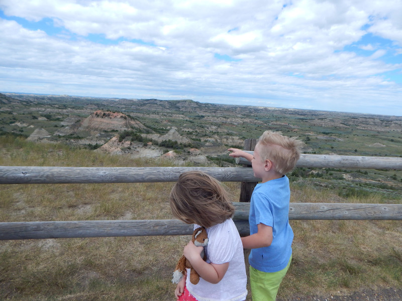 Overlooking Painted Canyon at Theodore Roosevelt National Park