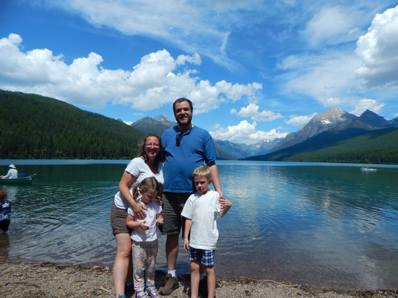 Our Family at Bowman Lake