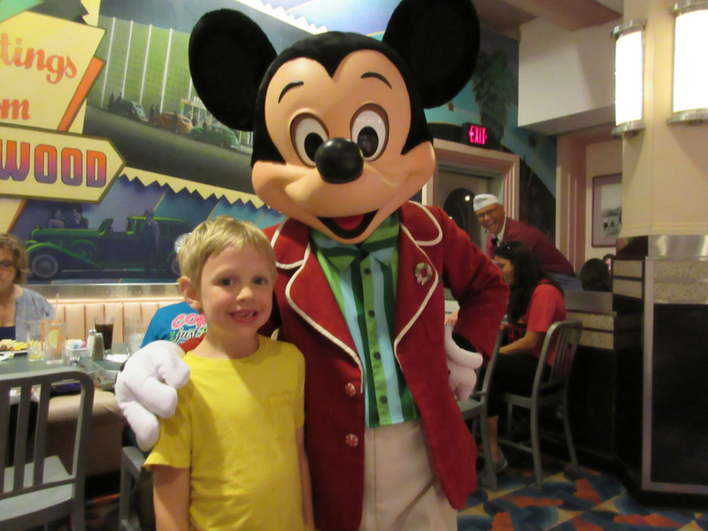 Meeting Holiday Mickey