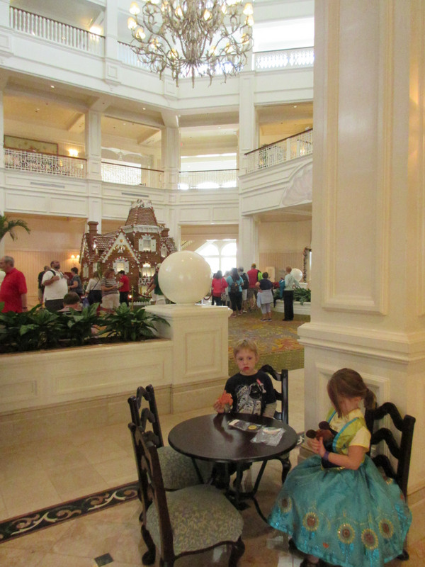 Eating Their Treats at the Grand Floridian