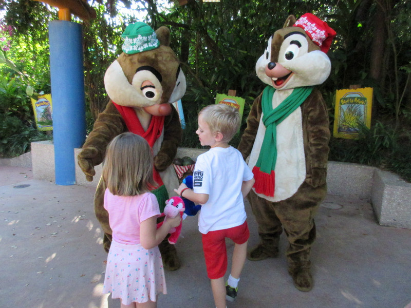 Meeting Chip & Dale