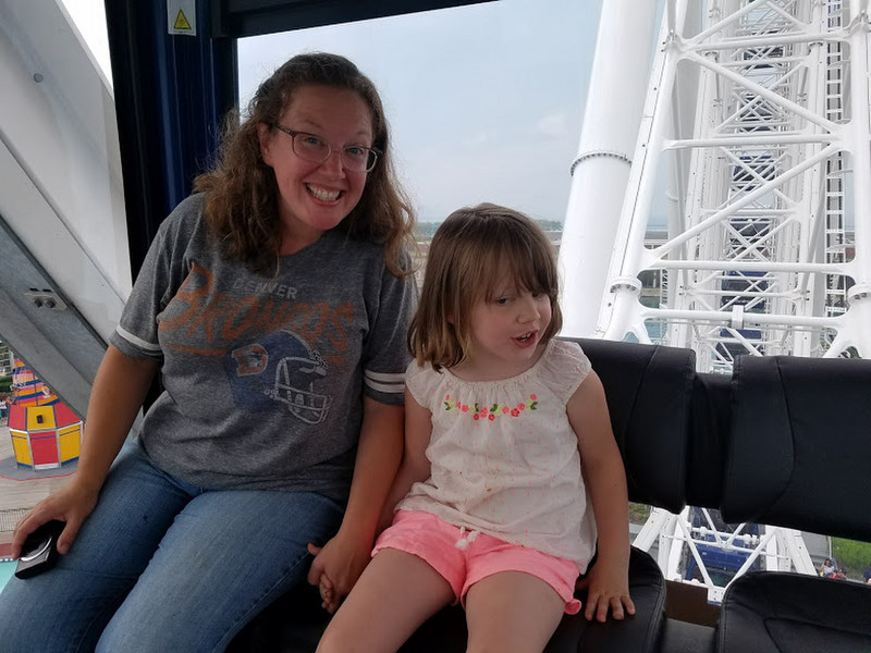 Jo & Me on the Ferris Wheel at Navy Pier