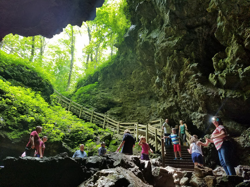 Looking Out from Dancehall Cave