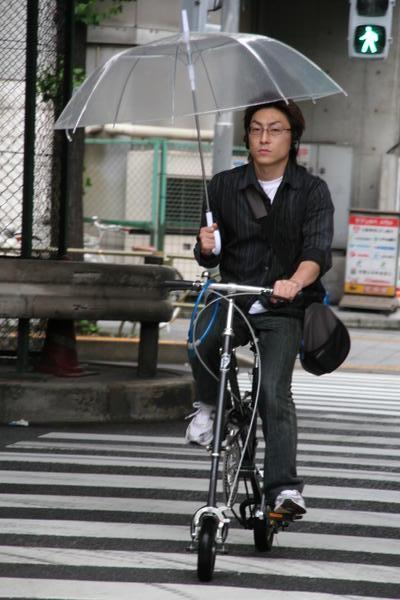 How to ride your bike in the rain...
