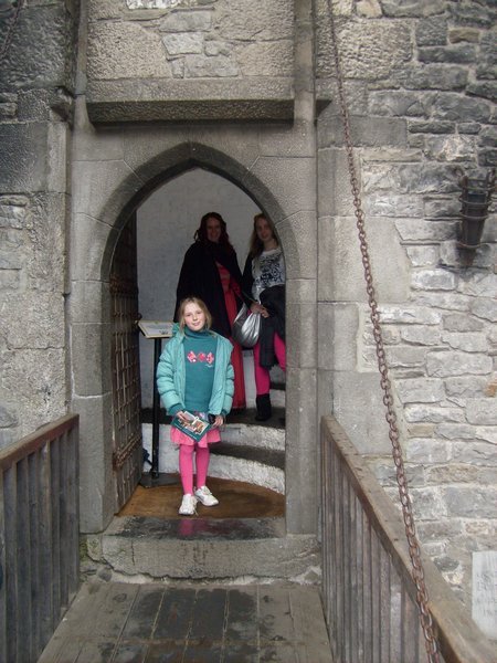 Bunratty Castle Lucy loved the draw bridge